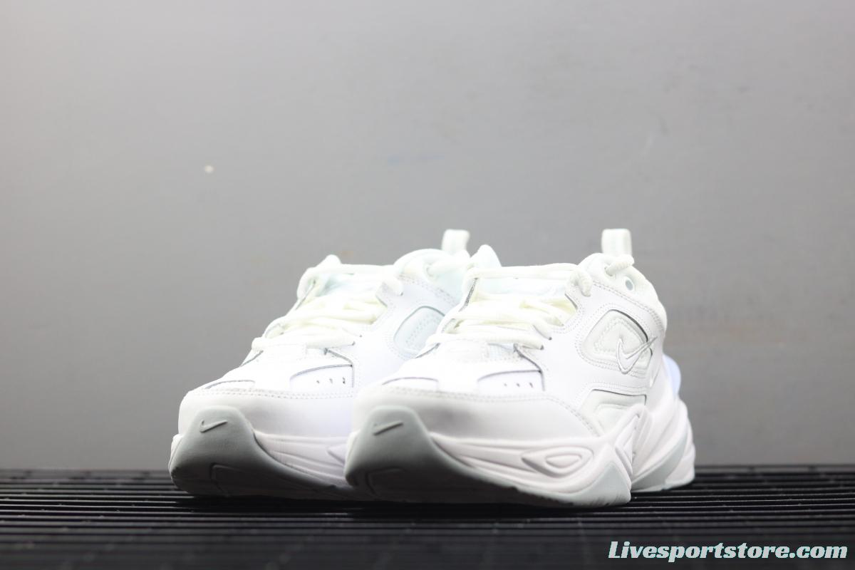 NIKE M2K Tekno all-white color retro sports daddy shoes AV4789-101