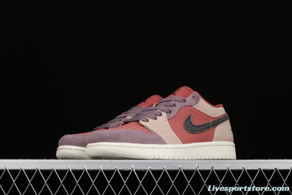 Air Jordan 1 Low pink purple splicing DC0774-602