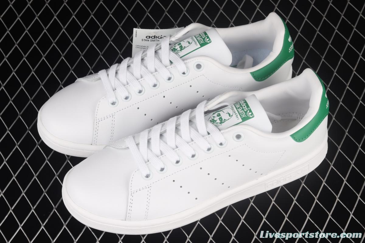 Adidas Stan Smith M20324 Smith classic green tail full-head casual board shoes