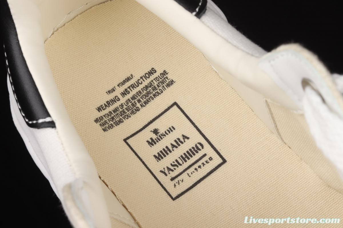 MMY/Maison MIHARA YASUHIRO Wayne Original Sole Leather Low Sneaker Japanese Conceptual Fashion designer Mihara Kangyu brand shell front page deformation retro dissolved wind ice cake bottom low gang 100