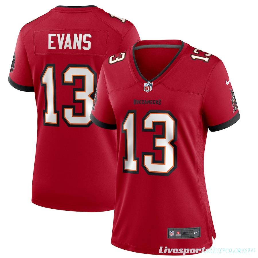 Women's Mike Evans Red Player Limited Team Jersey