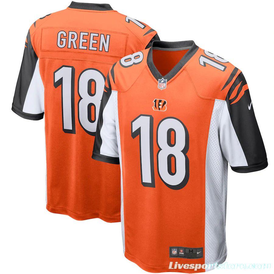 Men's A.J. Green Orange Player Limited Team Jersey