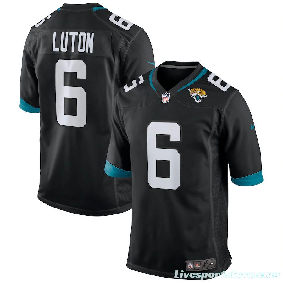 Men's Jake Luton Black Player Limited Team Jersey