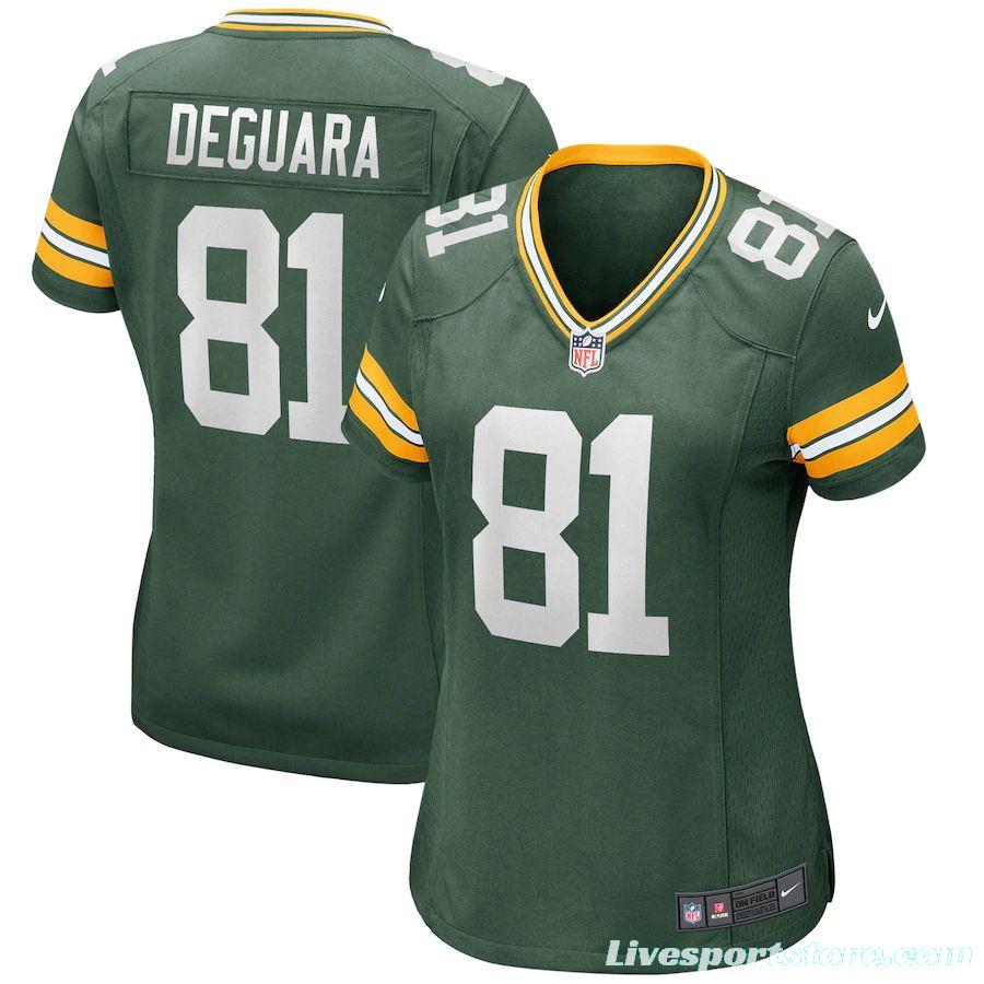 Women's Josiah Deguara Green Player Limited Team Jersey