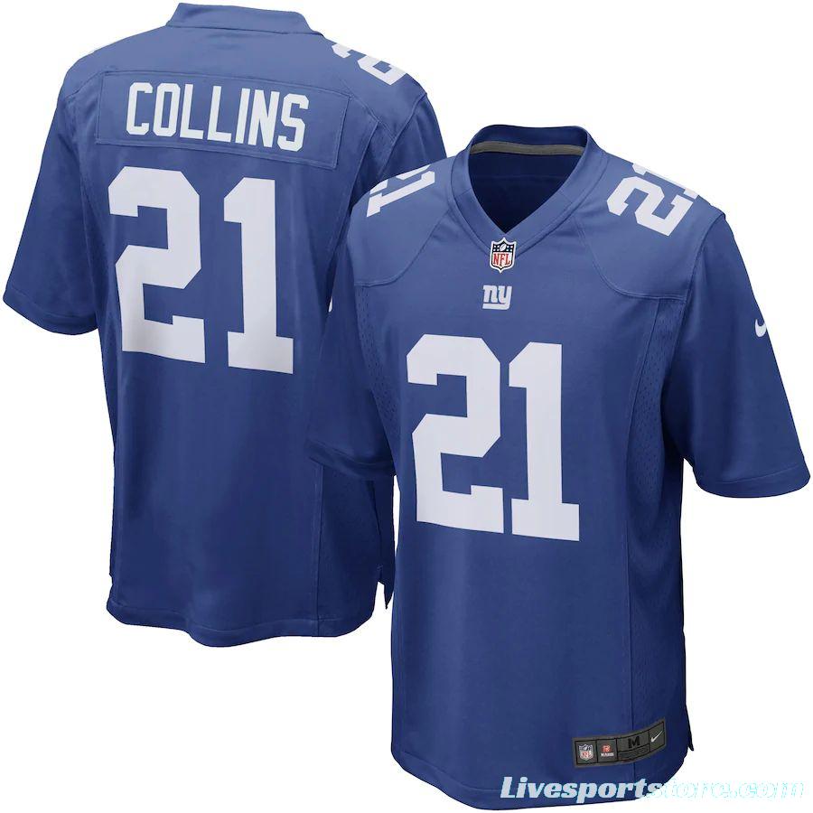 Men's Landon Collins Blue Player Limited Team Jersey