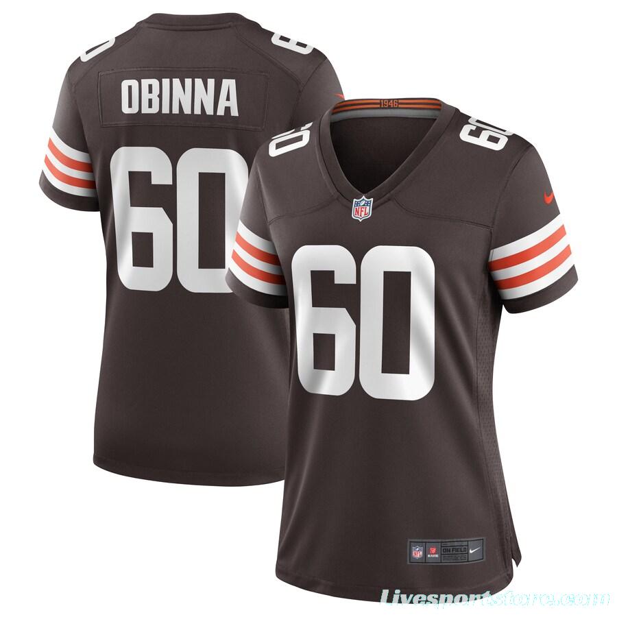 Women's George Obinna Brown Player Limited Team Jersey