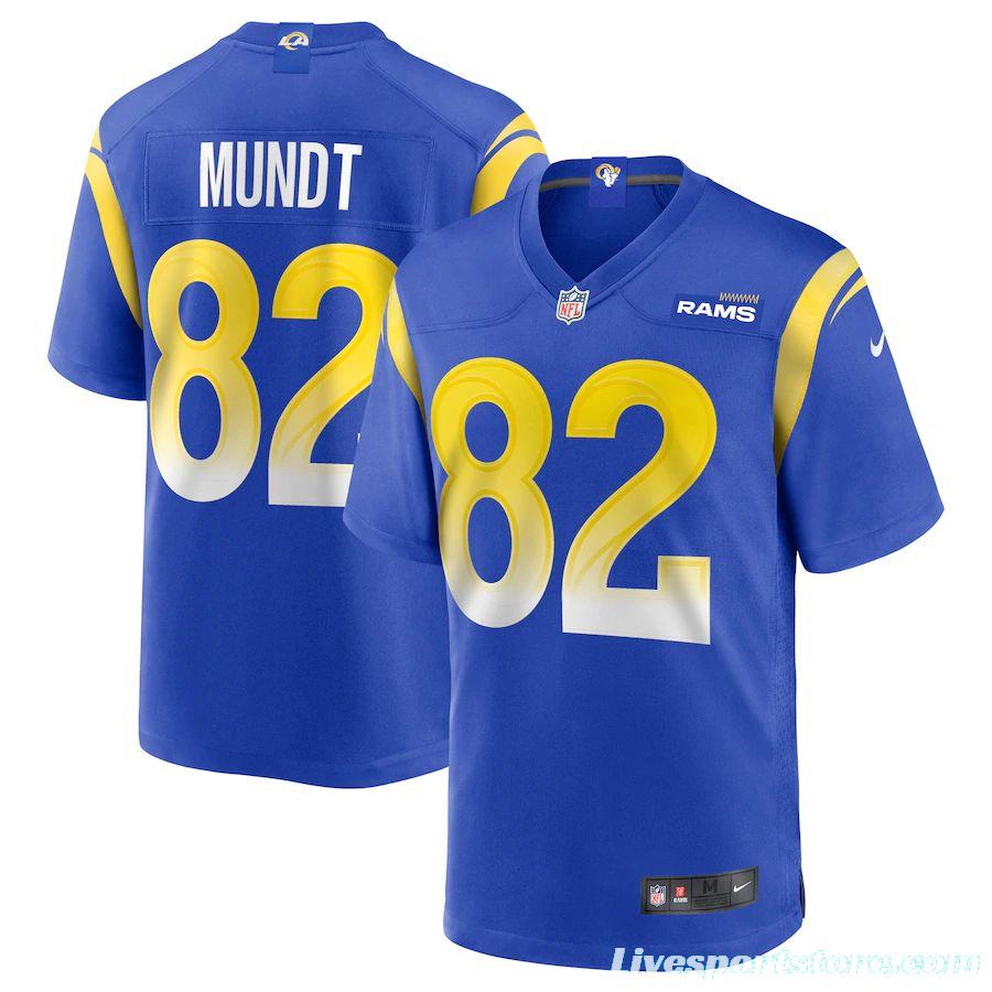 Men's Johnny Mundt Royal Player Limited Team Jersey