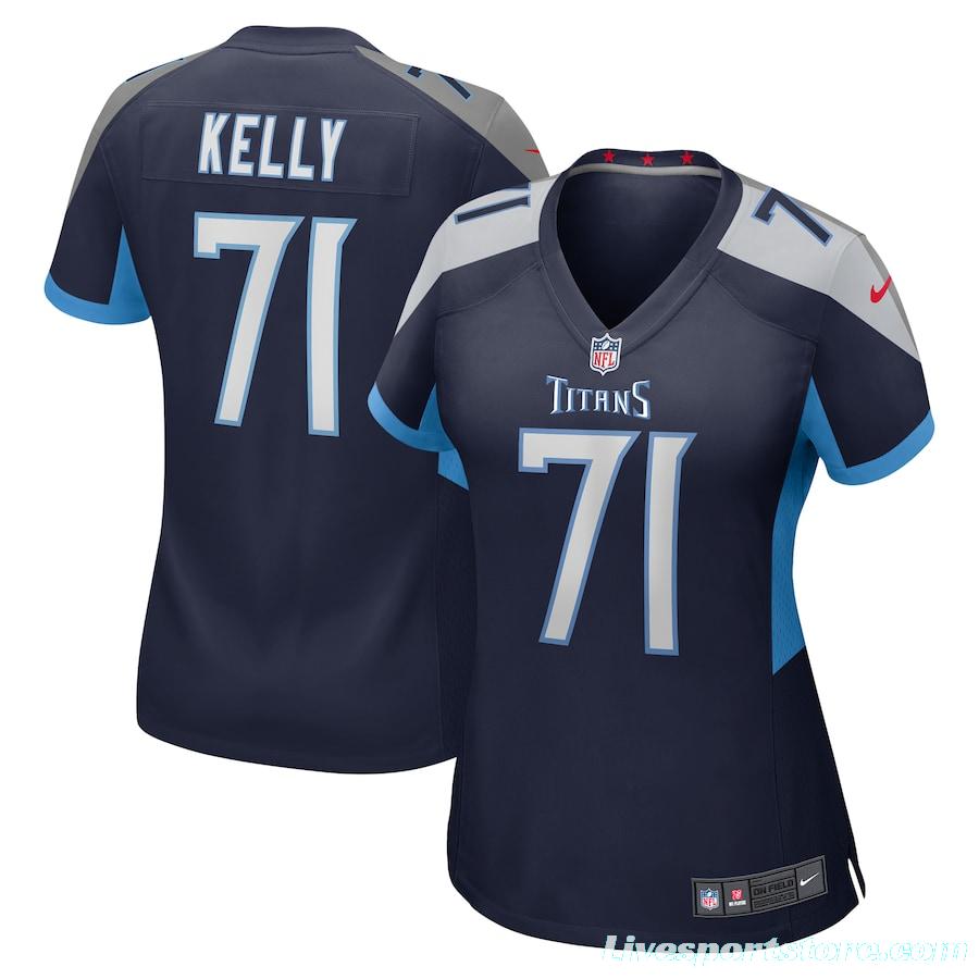 Women's Dennis Kelly Navy Player Limited Team Jersey