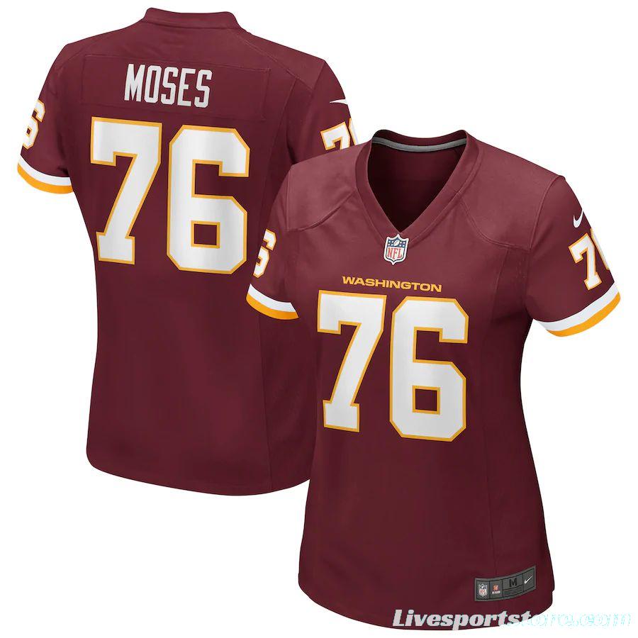 Women's Morgan Moses Burgundy Player Limited Team Jersey