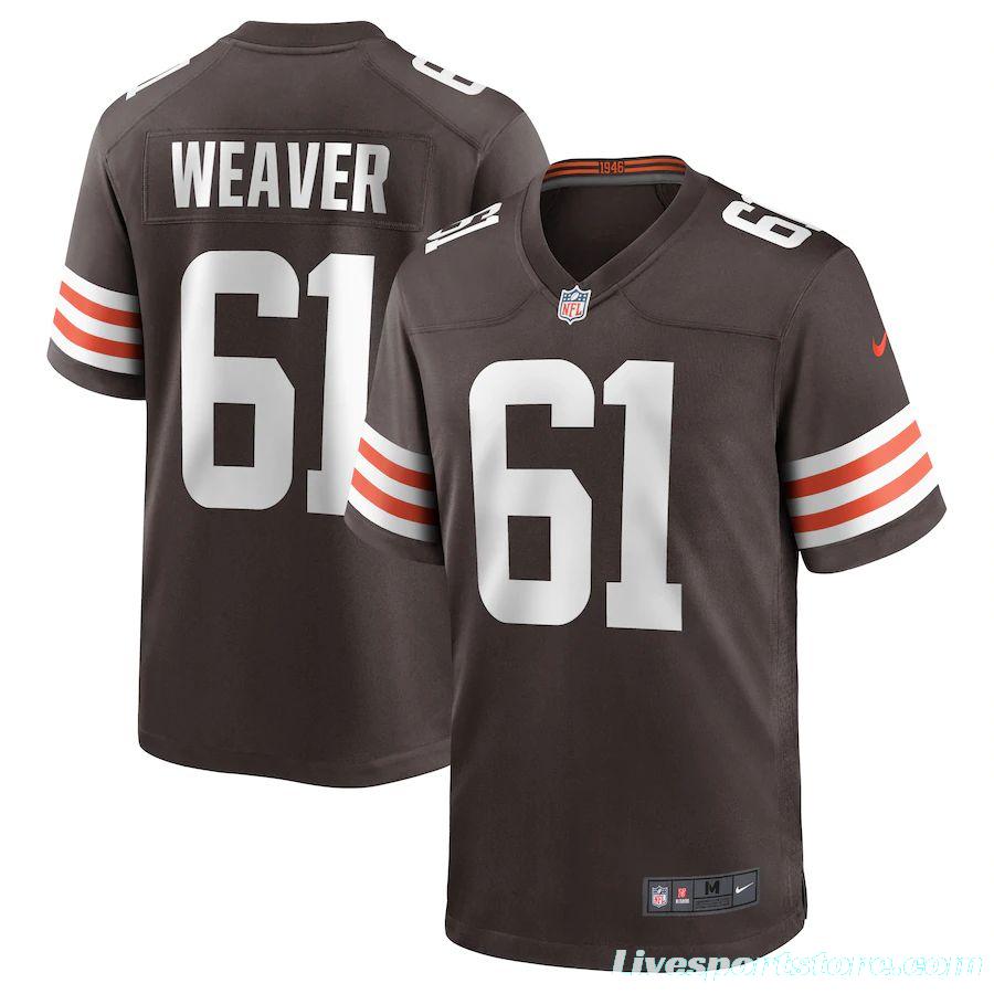 Men's Curtis Weaver Brown Player Limited Team Jersey