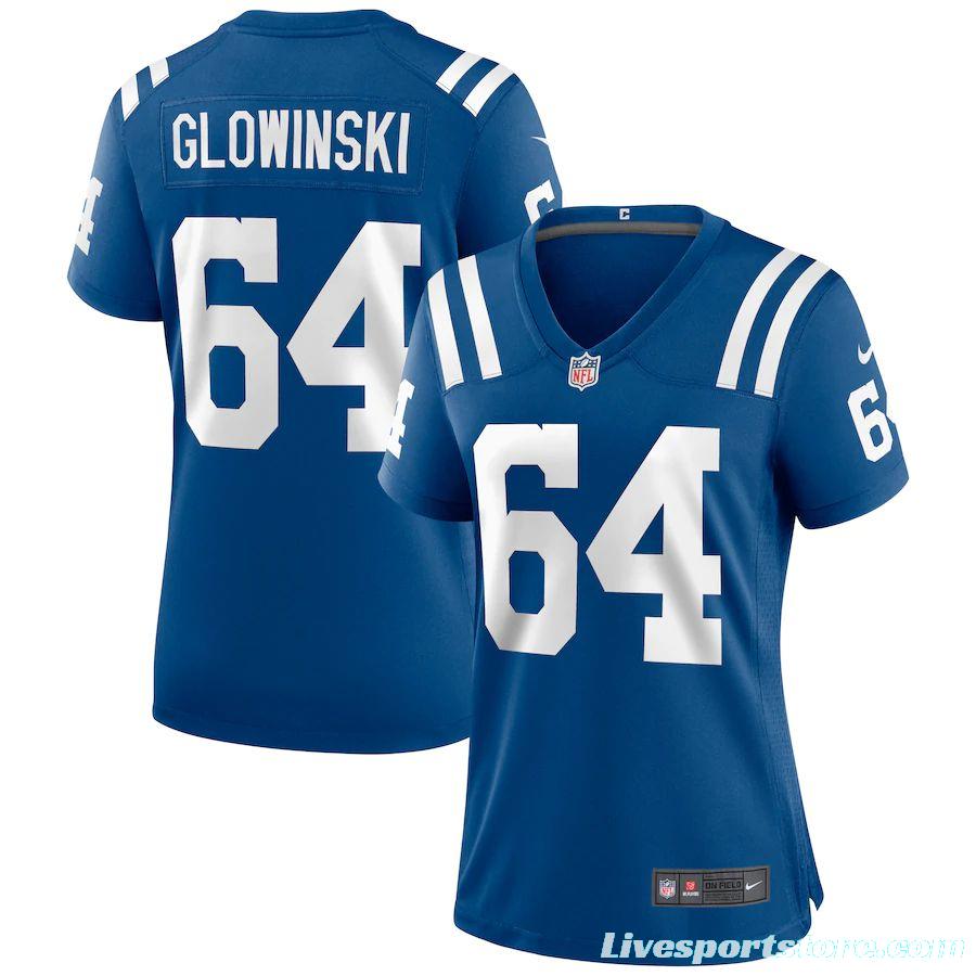 Women's Mark Glowinski Royal Player Limited Team Jersey