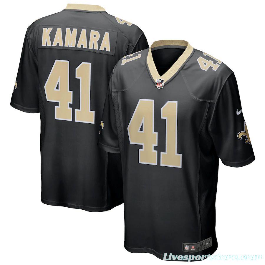 Men's Alvin Kamara Black Player Limited Team Jersey