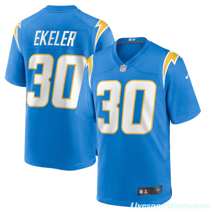 Men's Austin Ekeler Powder Blue Player Limited Team Jersey