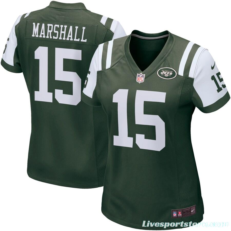 Women's Brandon Marshall Green Player Limited Team Jersey