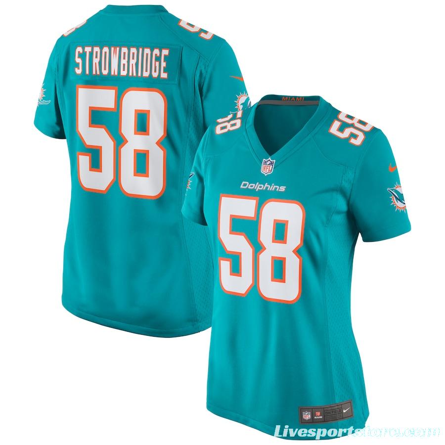 Women's Jason Strowbridge Aqua Player Limited Team Jersey