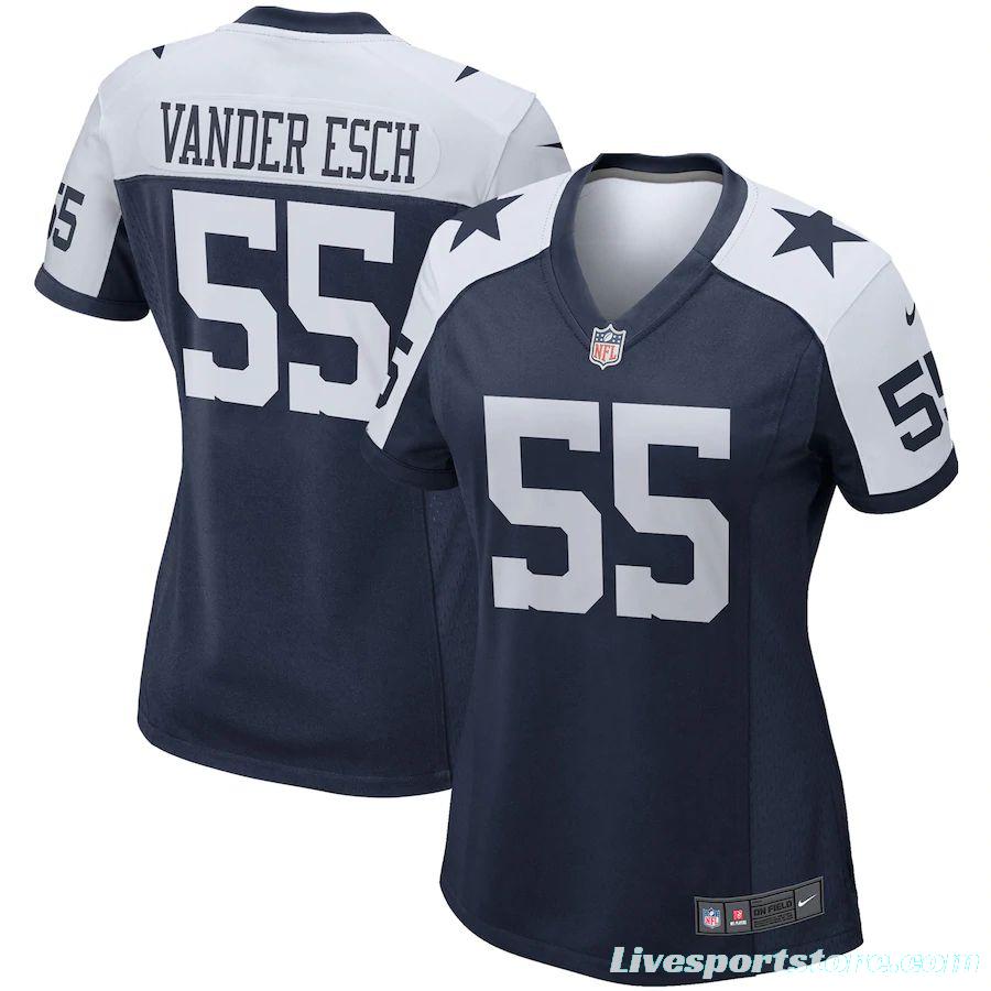 Women's Leighton Vander Esch Navy Alternate Player Limited Team Jersey