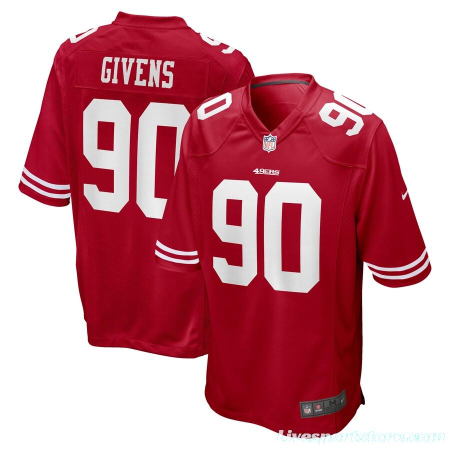 Men's Kevin Givens Scarlet Player Limited Team Jersey