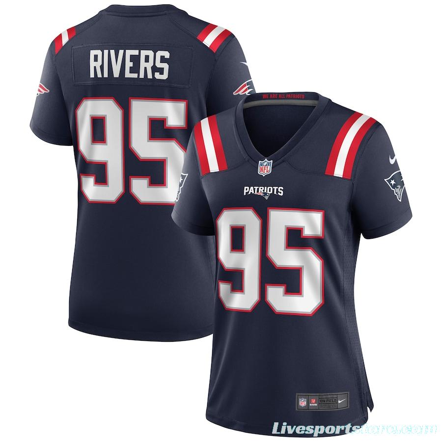 Women's Derek Rivers Navy Player Limited Team Jersey