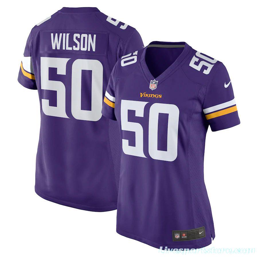 Women's Eric Wilson Purple Player Limited Team Jersey