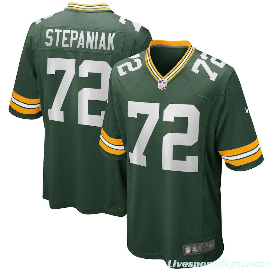 Men's Simon Stepaniak Green Player Limited Team Jersey