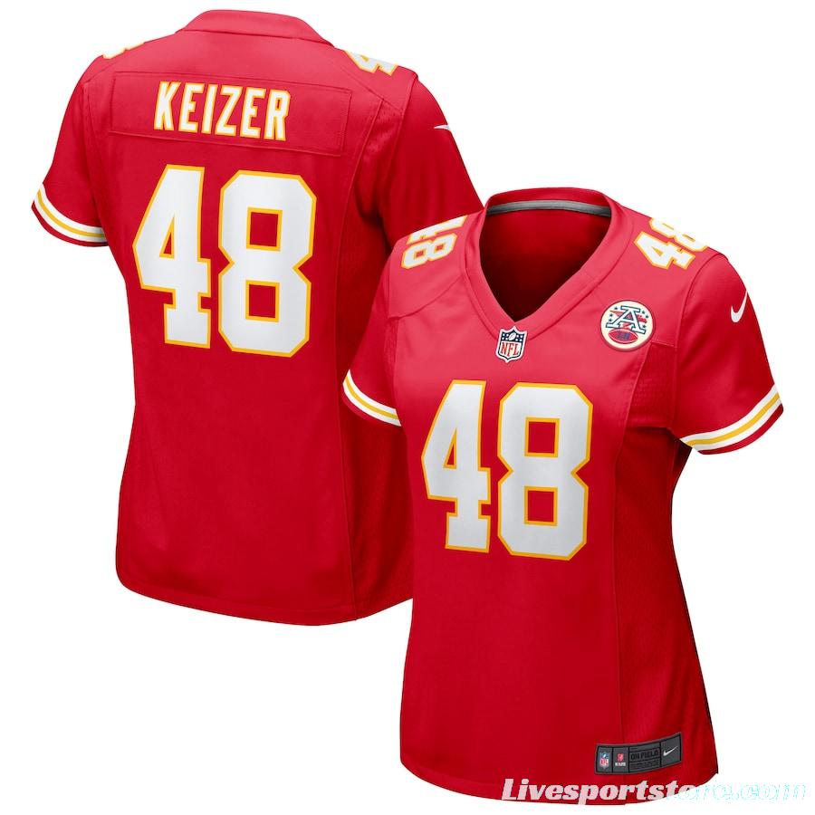 Women's Nick Keizer Red Player Limited Team Jersey