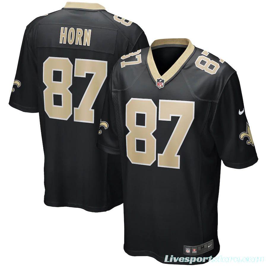 Men's Joe Horn Black Retired Player Limited Team Jersey