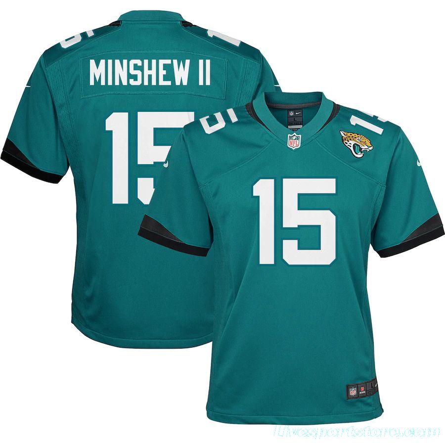 Youth Gardner Minshew II Teal Player Limited Team Jersey