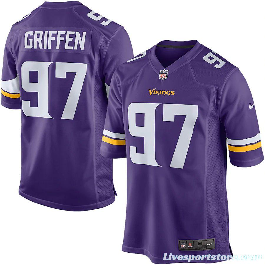 Men's Everson Griffen Purple Player Limited Team Jersey