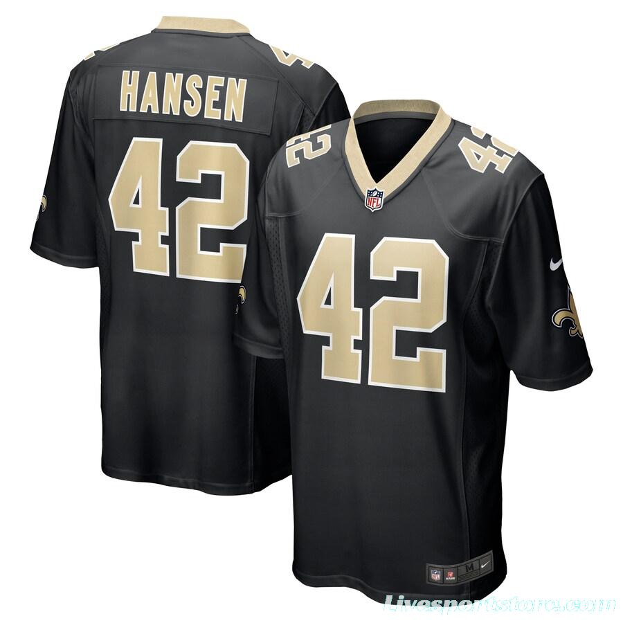 Men's Chase Hansen Black Player Limited Team Jersey