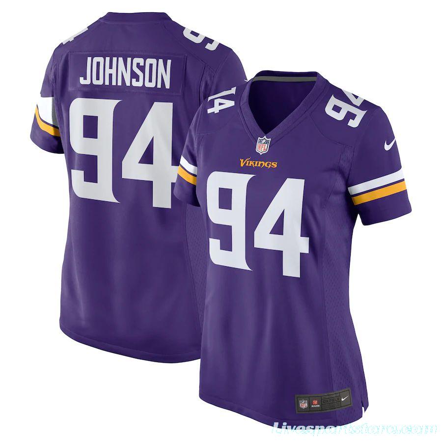 Women's Jaleel Johnson Purple Player Limited Team Jersey