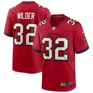 Men's James Wilder Red Retired Player Limited Team Jersey