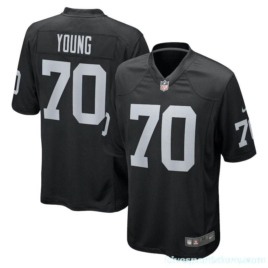 Men's Sam Young Black Player Limited Team Jersey