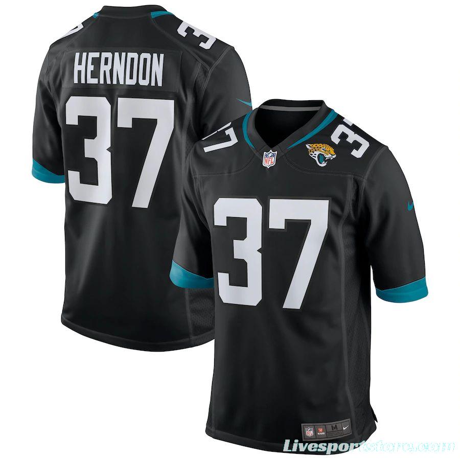 Men's Tre Herndon Black Player Limited Team Jersey