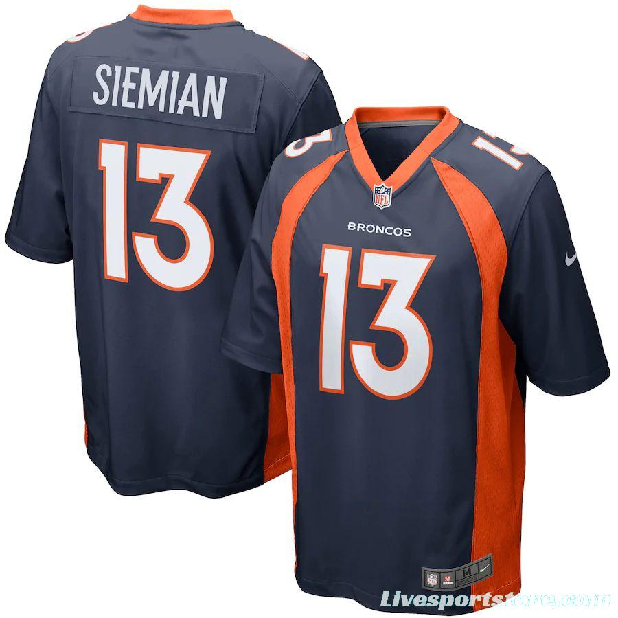 Men's Trevor Siemian Navy Player Limited Team Jersey