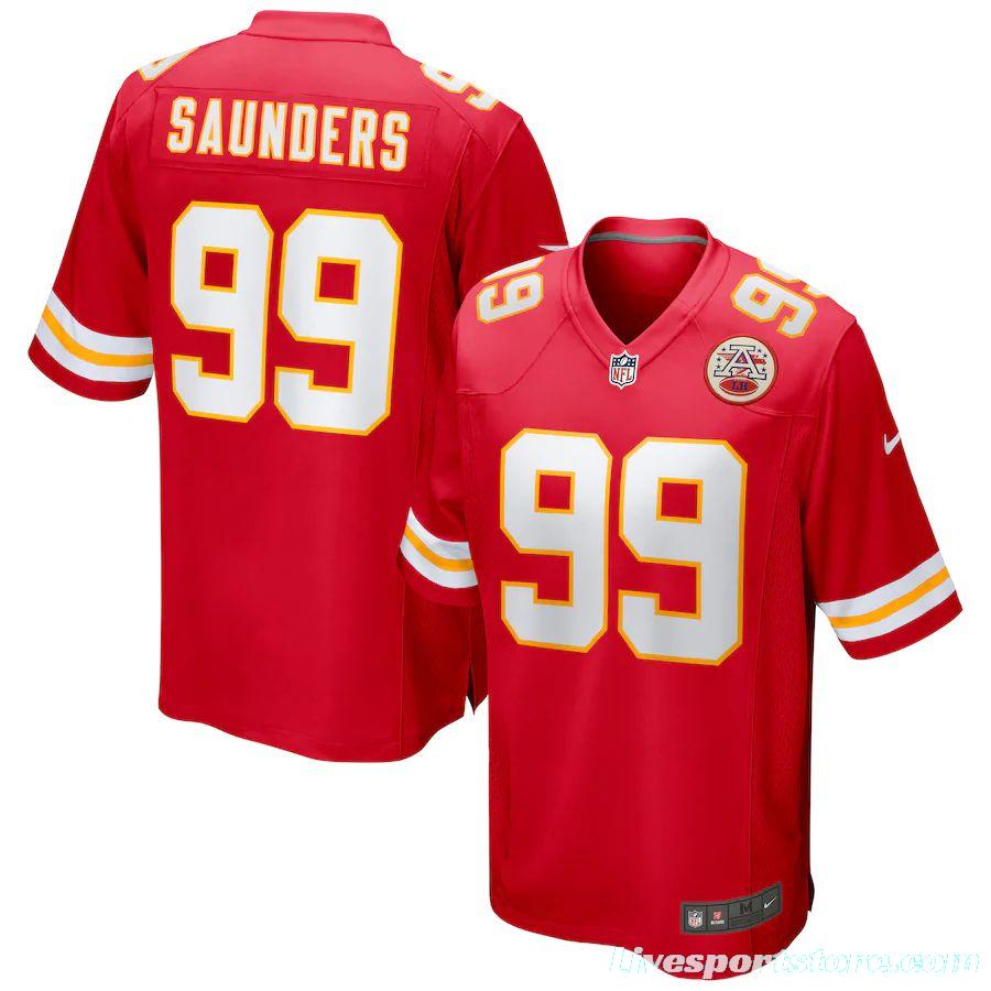 Men's Khalen Saunders Red Player Limited Team Jersey