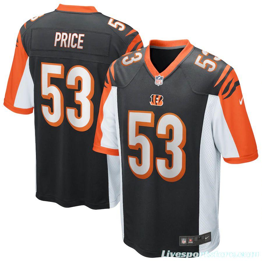 Men's Billy Price Black Player Limited Team Jersey