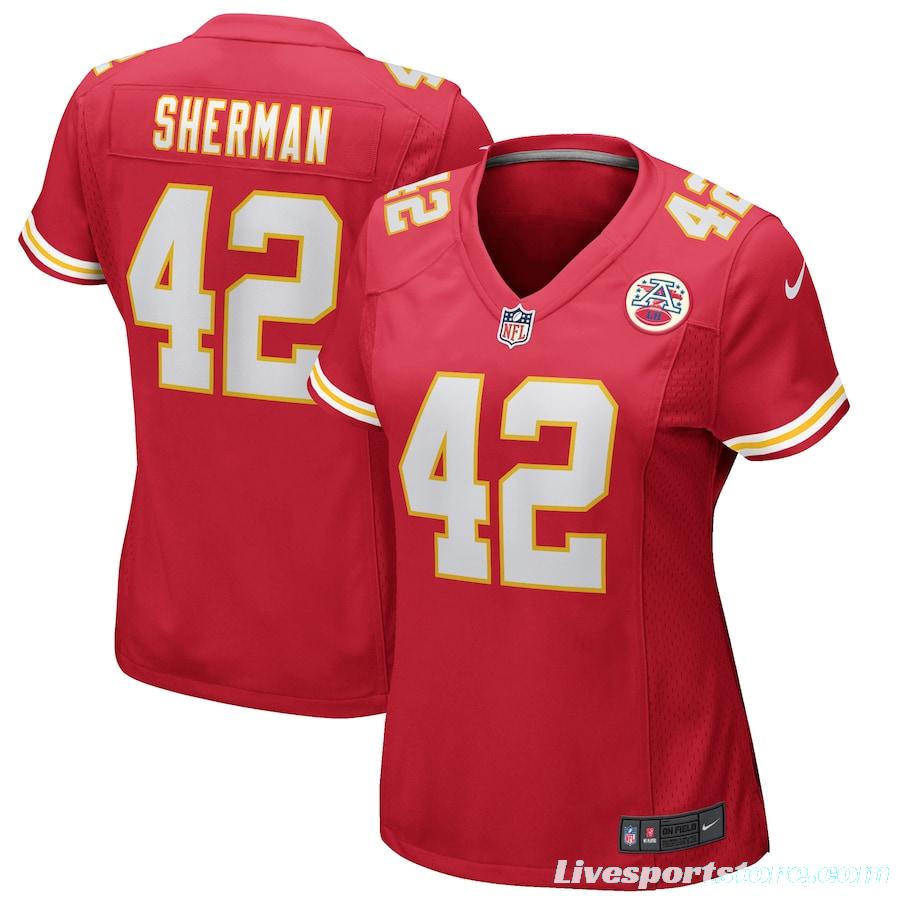 Women's Anthony Sherman Red Player Limited Team Jersey