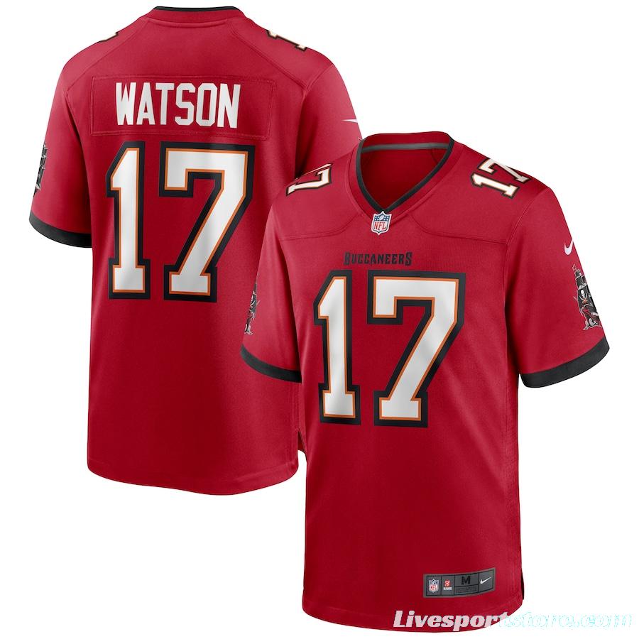 Men's Justin Watson Red Player Limited Team Jersey