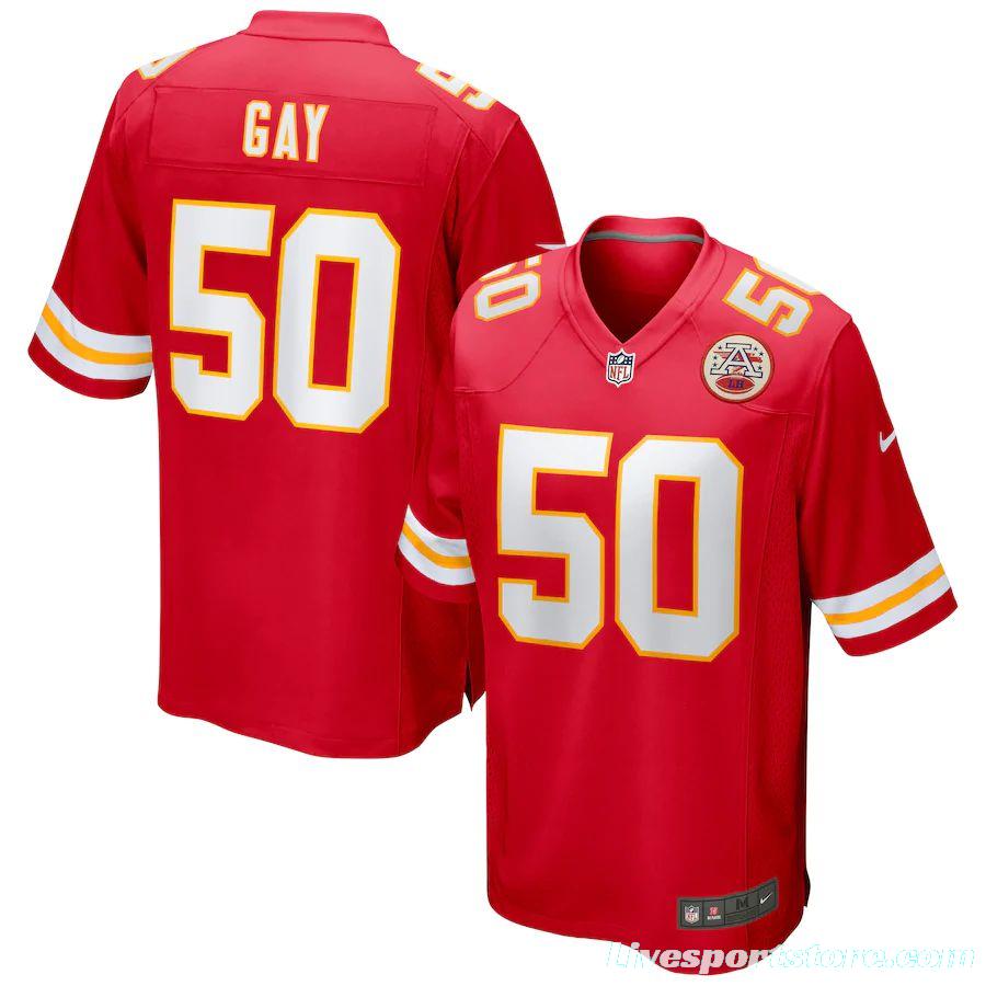 Men's Willie Gay Red Player Limited Team Jersey