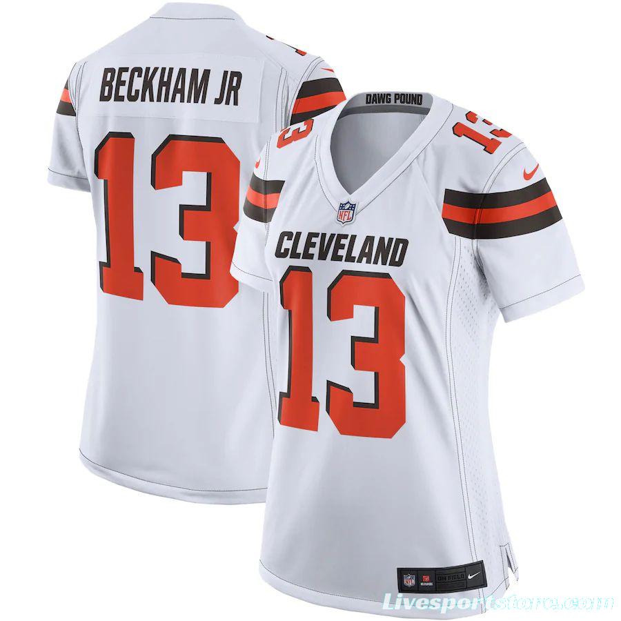 Women's Odell Beckham Jr. White Player Limited Team Jersey