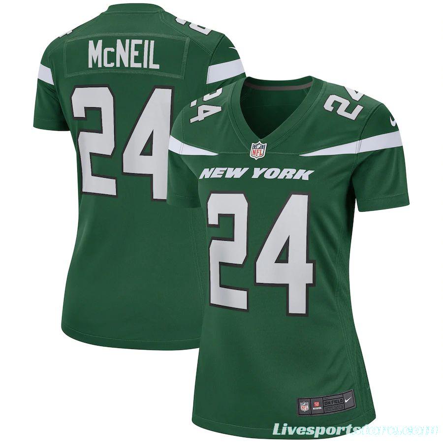 Women's Freeman McNeil Gotham Green Retired Player Limited Team Jersey