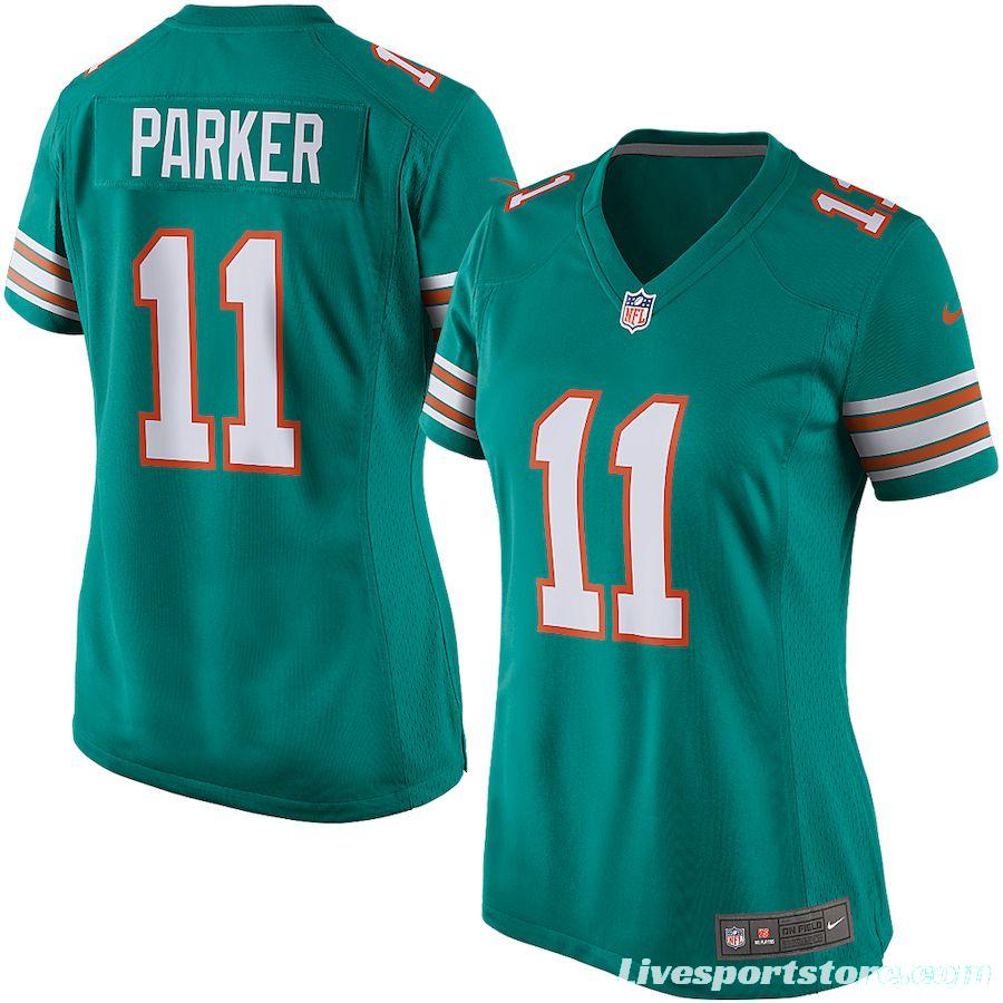 Women's DeVante Parker Aqua Player Limited Team Jersey