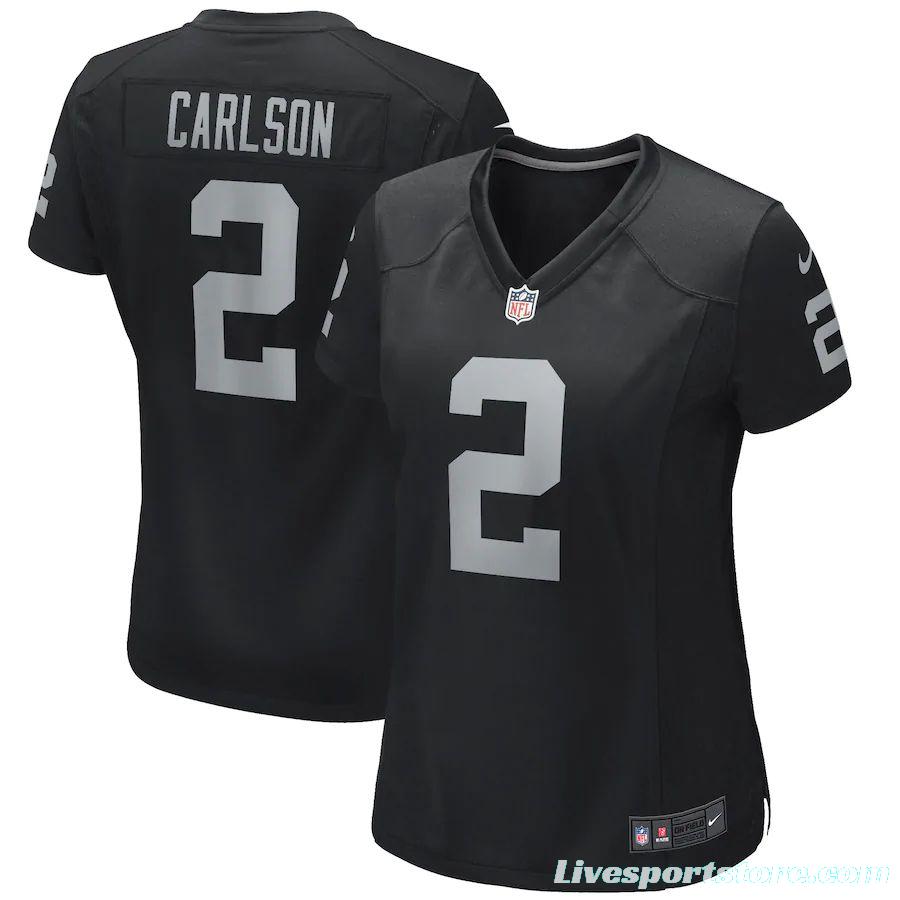 Women's Daniel Carlson Black Player Limited Team Jersey