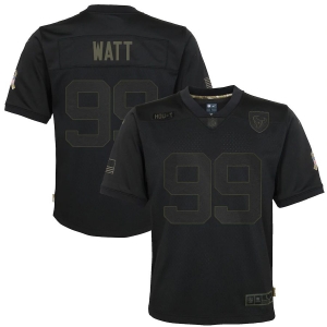 Youth J.J. Watt Black 2020 Salute to Service Player Limited Team Jersey