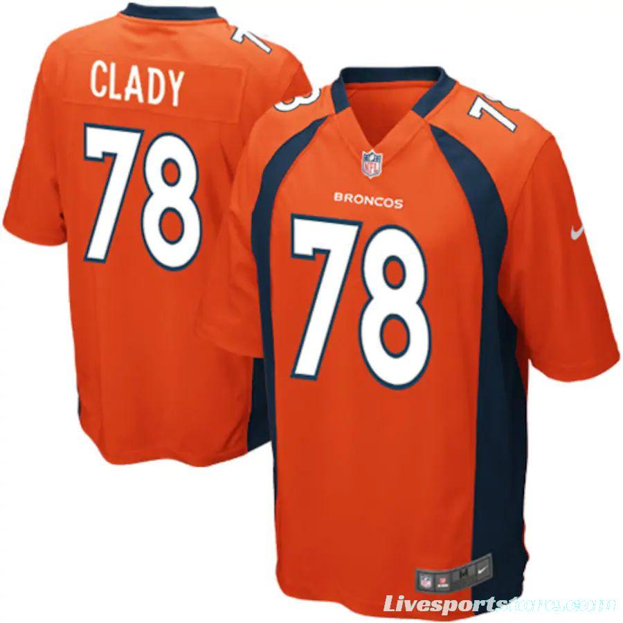 Youth Ryan Clady Orange Player Limited Team Jersey