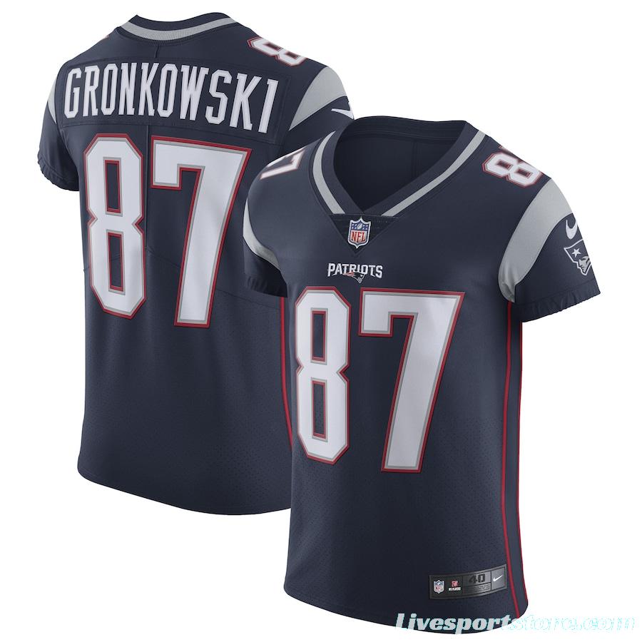 Men's Rob Gronkowski Navy Alternate Vapor Untouchable Player Elite Team Jersey