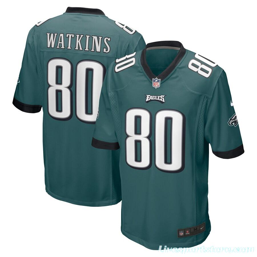 Men's Quez Watkins Midnight Green Player Limited Team Jersey