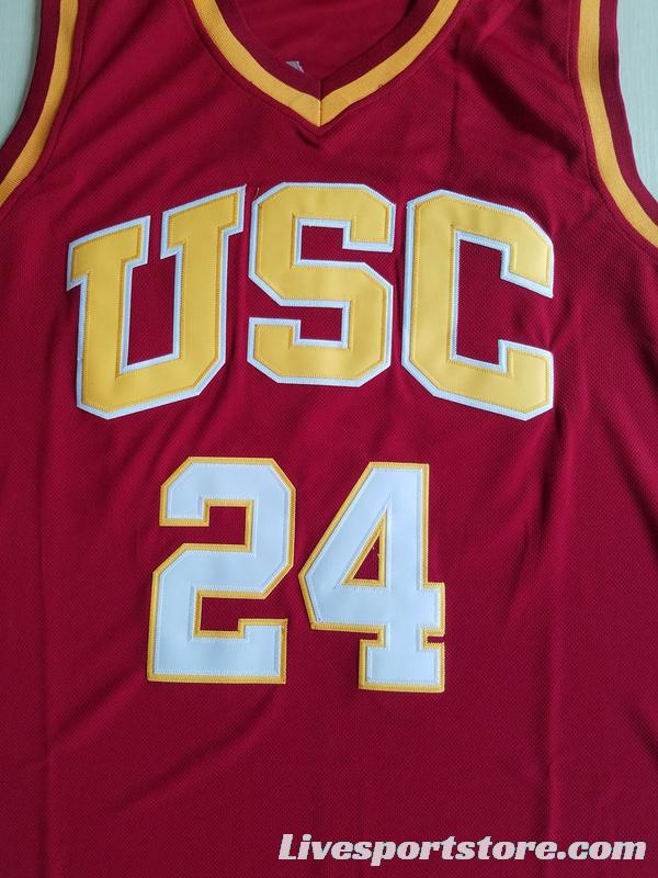 Brian Scalabrine 24 USC College Basketball Jersey