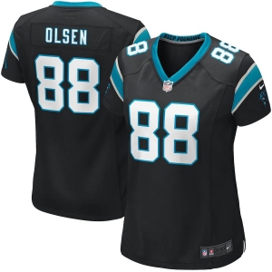 Women's Greg Olsen Black Player Limited Team Jersey