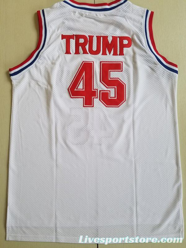 Donald Trump 45 USA Basketball Jersey